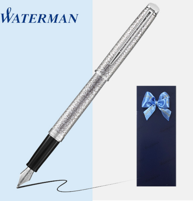 워터맨 만년필 뉴헤미스피어 디럭스 [무료선물포장], 그레이 크랙 CT, F촉(보통촉)