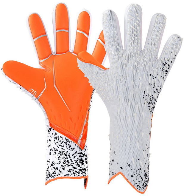 골키퍼장갑 남자축구장갑 축구 골키퍼 장갑 트레이닝용 골키퍼 장갑 유소년 축구 골키퍼 장갑 강한 그립을 가진 골키퍼 장갑 포함하다, 1세트, 흰색