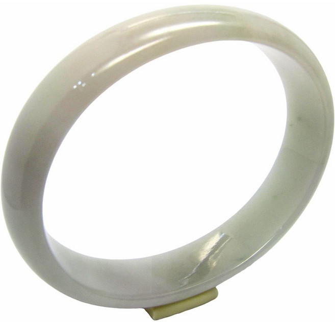 小樂珠寶 翡翠手鐲 淡紫羅蘭大貴妃A貨玉鐲 (手圍18.5 內徑57.9mm), 1個