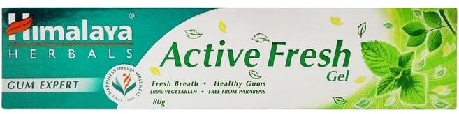 인도 히말라야 치약 액티브 프레쉬 젤 80g, 1개 - 쿠팡