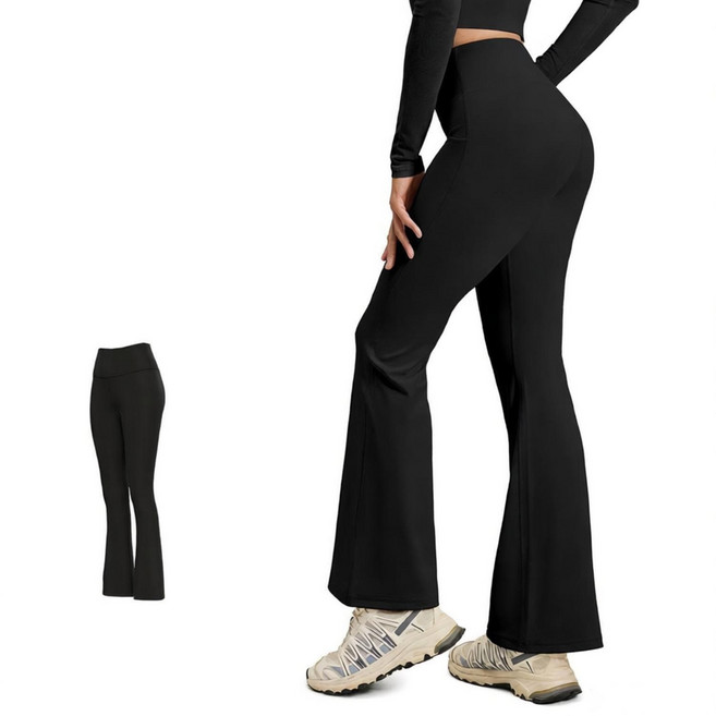 LHWHALE 하이웨스트 힙업 노Y존 레깅스 와이드 팬츠