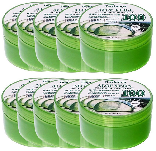 10개)데이랑스 알로에 베라 100 수딩젤300ml, 10개, 300ml