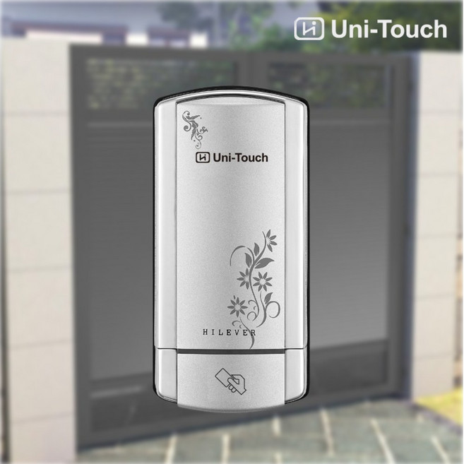 유니터치 PDC-100 대문도어락 철문번호키 교체 설치, 고객직접설치, 대문도어락(무선리모콘용)