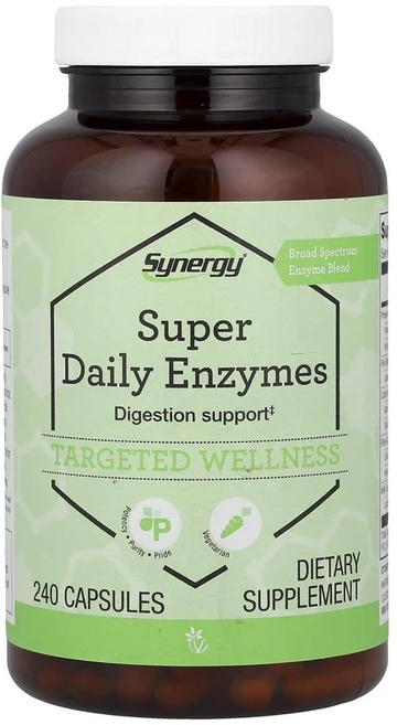 비타코스트 시너지 슈퍼 데일리 엔자임 Vitacost Synergy® Super Daily Enzymes 240정, 1개 - 쿠팡