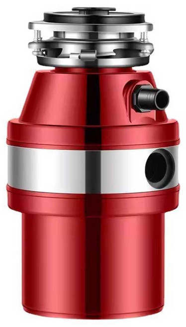 음식물파쇄기 싱크대분쇄기 가정용 음쓰 처리기 음식물분쇄기 음식물쓰레기 주방, 레드, 기본 색상