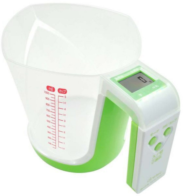 日本DRETEC 電子磅秤 料理秤, 綠色