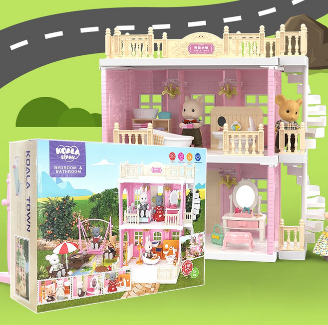 역할놀이 소꿉놀이 실바니안 패밀리 2층집장난감 역할놀이 소꿉놀이 완구 토이 장난감 b362, 1개, 단품