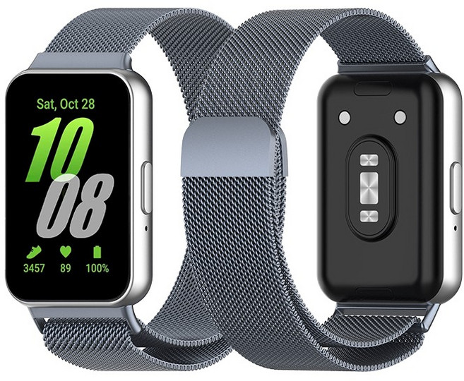 TAOMI 갤럭시 핏3 호환 밀레니즈루프 스트랩, 그레이