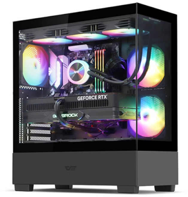 [darkFlash] DS500 RGB [미들타워] [블랙], 1개