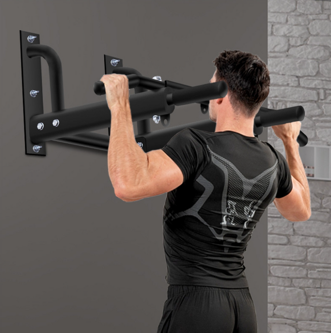 가로바 턱걸이 벽걸이 홈트레이닝 걸이 홈트 철봉 벽고정 풀업바, 벽 철봉 한 대, 1개