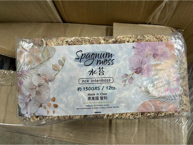 Spagnum moss 水苔 約150GRS / 12ts. Made in Chile, 150g, 1件
