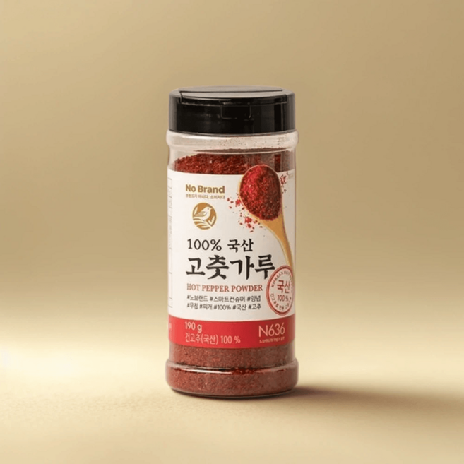 노브랜드 국산 고춧가루 190g 매콤한, 1개
