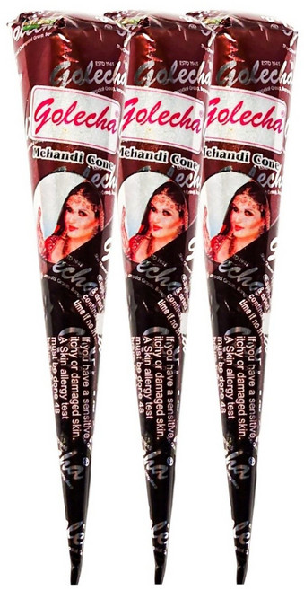 골레차 헤나타투 염료, 내추럴콘, 3개