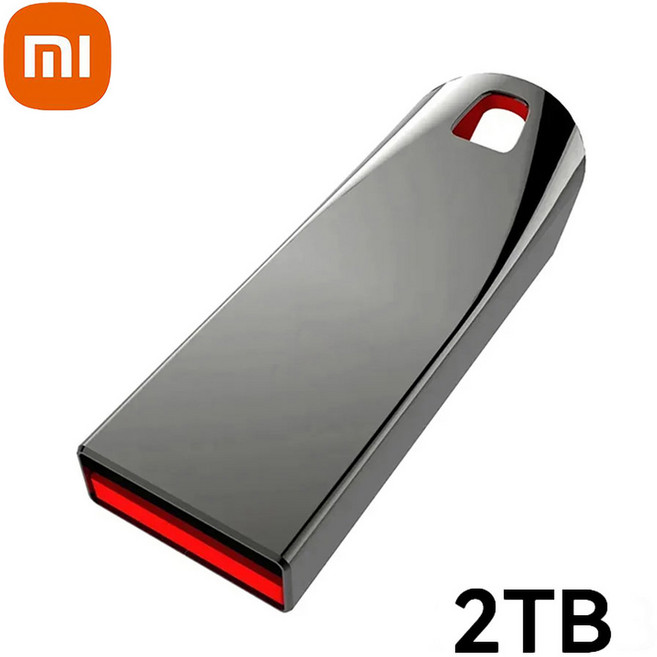 샤오미 호환 호환 2TB 금속 플래시 드라이브 방수 USB 3.2 고속 전송 방수 TB 5 2GB 256GB 휴대용 MEMORIA USB 플래시 디스크, 1개, Bla 2TB