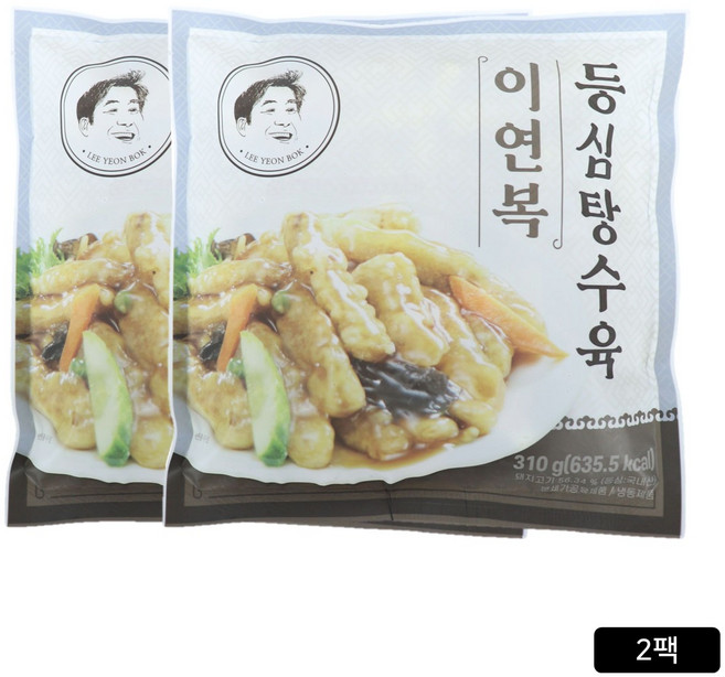 [홈쇼핑] 이연복 등심 탕수육 세트 (탕수육 1개 + 소스 1개), 2개, 310g