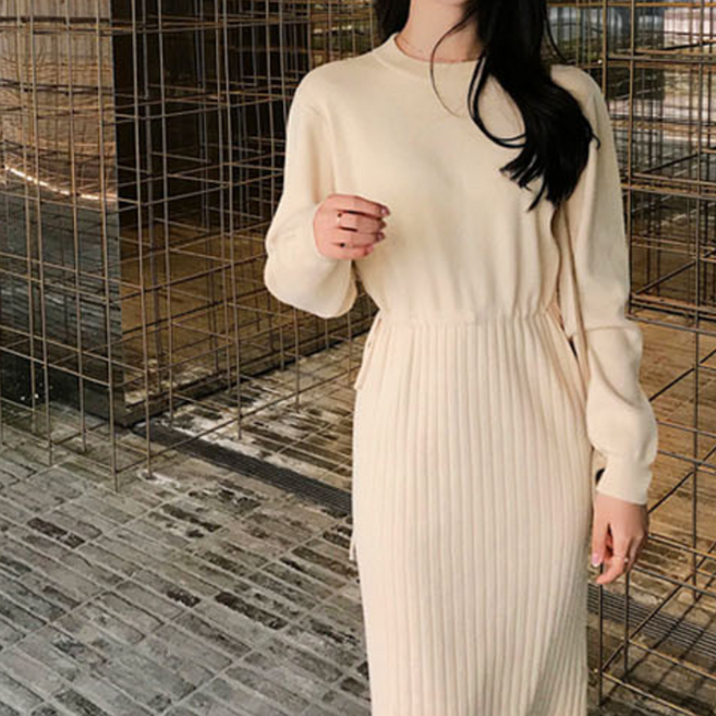 걸스데일리/[Muse12]보들 니트 원피스/겨울 롱원피스