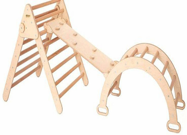 원목 실내 놀이터 정글짐 그네 미끄럼틀 클라이밍 발달 가정용 소근육 카페 컬러, 1개, 로그 색상