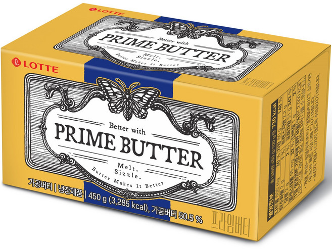 롯데푸드 프라임 버터 450g(무료냉장배송), 3개, 450g