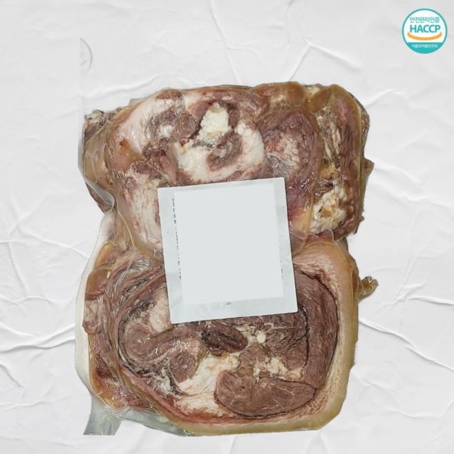 삶은 한우 소머리고기 [국내산] (국밥용 업소용 슬라이스), 2kg, 1개
