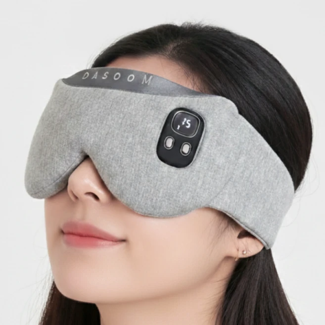 다숨 무선 온열 안대 60분온열 눈찜질 안구건조완화 4단계온도조절 충전형, 1개 - 쿠팡