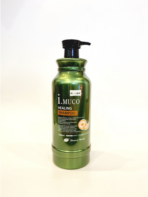 플라스크 아이무코 힐링샴푸1500ml/컨디셔너1500ml, 1개, 1.5L