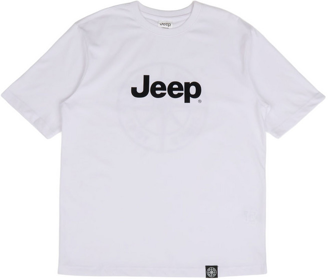 지프 루즈핏 등판 나침판 반팔티셔츠 JO2TSU101 - 화이트