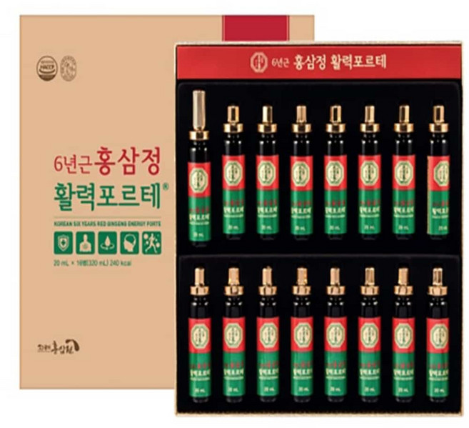 KO 홍삼정 활력 포르테 20mlx16병 앰플형홍삼