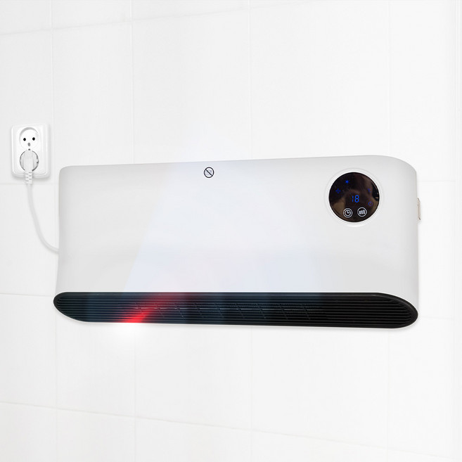 유니맥스 벽걸이형 PTC 온풍기, UMH-3611WM, 화이트