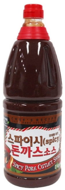 미담채 스파이시돈까스소스 매운맛, 2kg, 1개