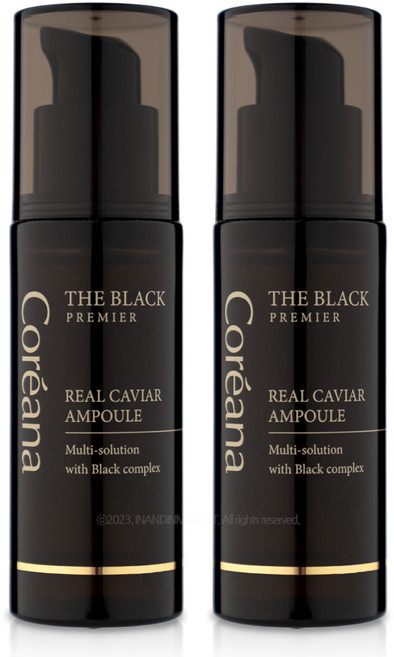 코리아나 더 블랙 프리미어 리얼 캐비어 앰플 50mlX2개, 50ml, 2개