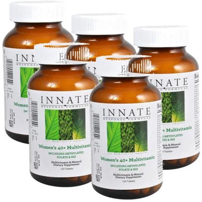 이네이트 40세이상 여성 멀티비타민 INNATE Response Formulas Women Multivitamin, 5개, 120정 - 쿠팡