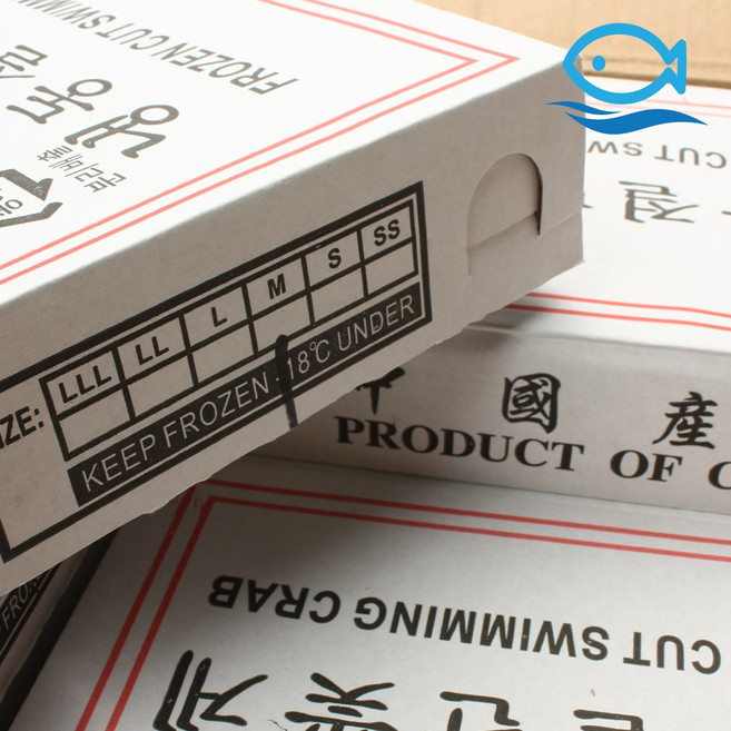 바다더해 도매 절단게 M 1박스 5.4KG 냉동 손질 절단꽃게 해물라면