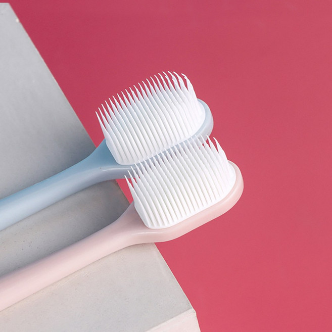 저자극 실리콘 2p세트 미세모 칫솔 잇몸케어 미세모칫솔 저자극칫솔 극세모칫솔 부드러운칫솔