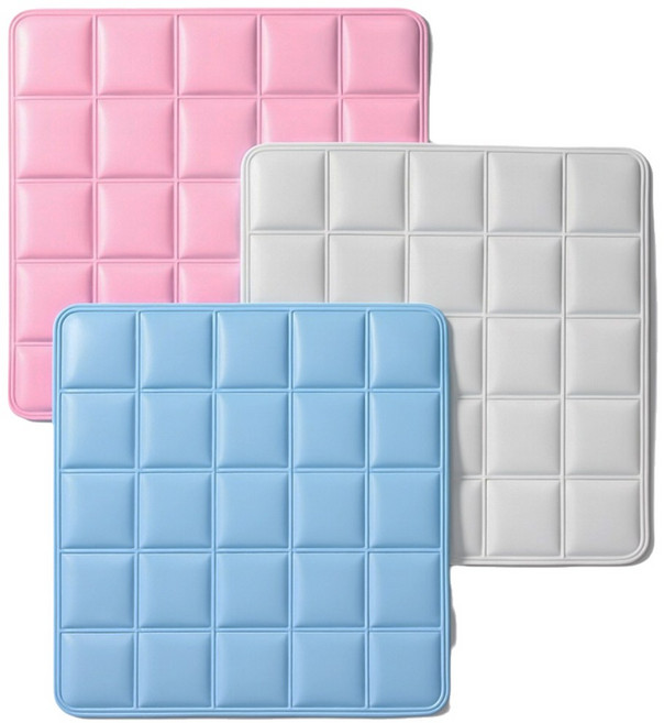 아이스 젤 쿨방석 사무실 반려동물 쿨매트, 그레이