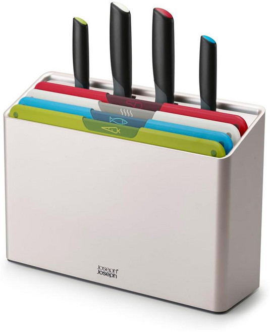 Joseph Joseph 조셉조셉 Folio Icon 8종 칼 도마 세트 대 실버, 1개