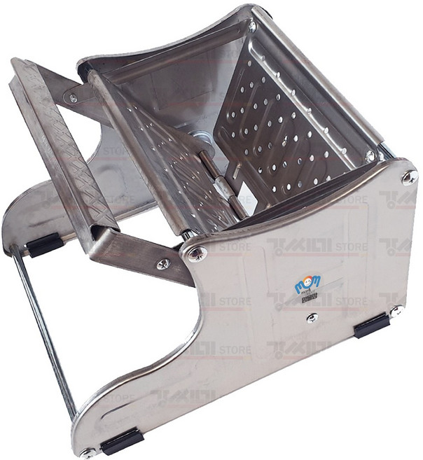 강씨네스토어 스테인레스 대걸레짤순이 걸레 탈수기 마포걸레 짤순이 대걸레 업소용, 1개, 실버