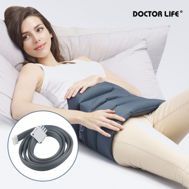 닥터라이프 공기압치료기 허리커프 싱글호스 4구 원터치 소모품 재활치료 기구, Hospital parts