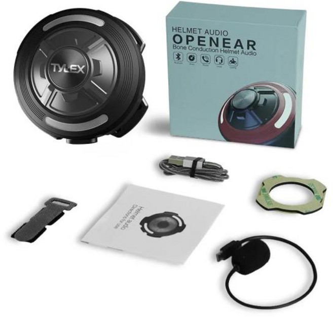 E50 오토바이 헬멧 골전도 블루투스 헤드폰 6 시간 작업 시간 핸즈프리 스테레오 블루투스 사이클링 헤드, 02 Black