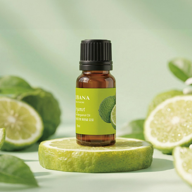 [올리바나] 베르가못 아로마 에센셜오일 비건 100% 순수 원액 아로마테라피 15ml, 1개, 베르가못향
