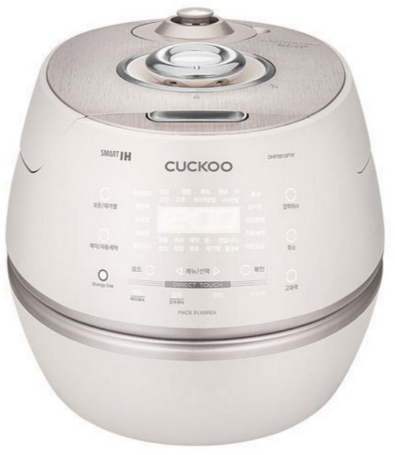 [10% 환급가전] 쿠쿠 전기압력밥솥 6인용, (6인용) CRP-DHP0610FW 쿠쿠정품, 0 그레이스화이트