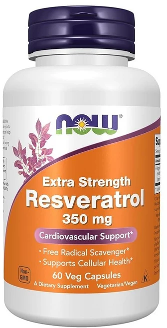 나우푸드 nowfood 영양제 레스베라트롤 350mg 캡슐 60정, 1개 - 쿠팡