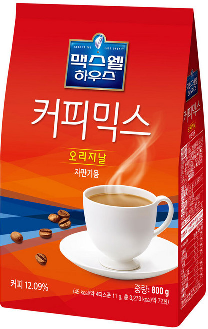 동서 맥스웰하우스 커피믹스 오리지날 800g 자판기용, 1개, 1개입