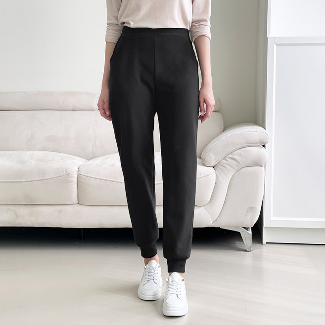 [봄가을] 에이플심플 여성 조거팬츠 빅포켓 밴딩 스판바지