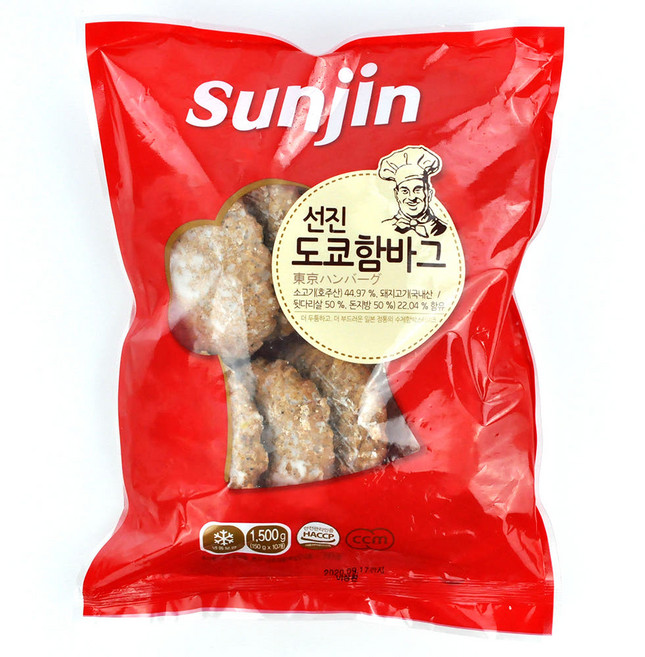 선진 도쿄함바그 1.5kg (150g x 10개), 1개