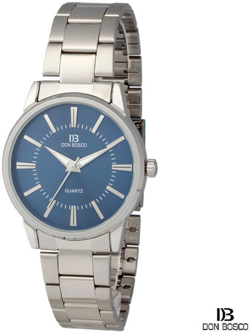돈보스코 고급 남성용 메탈밴드 시계 깔끔한 디자인 원형 남자 손목시계 패션시계 DB-698M