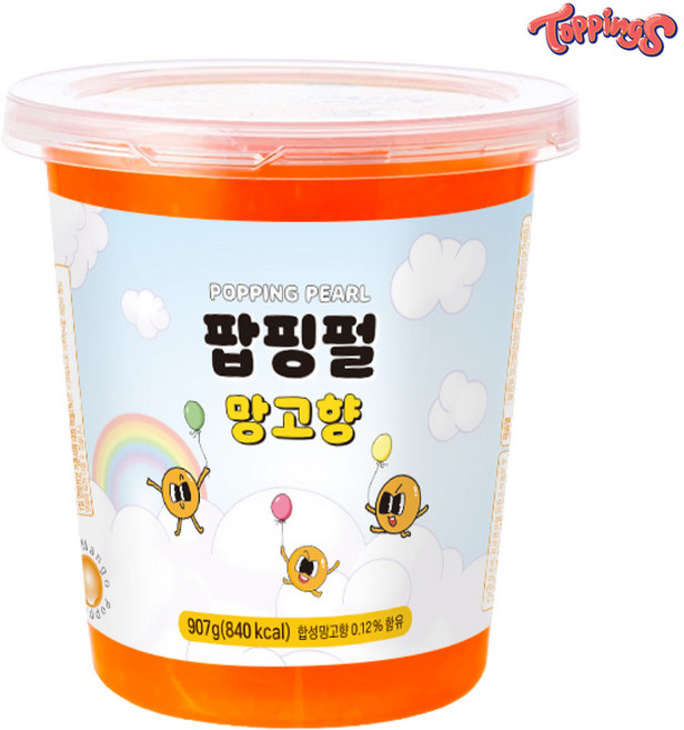 팝핑펄 팝핑보바 망고, 907g, 1개입, 1개