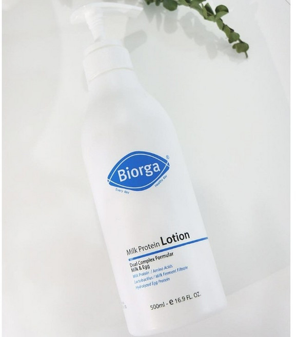 쿠팡인기템 바이오가 밀크 프로틴 로션 얼굴겸용 바디로션 biorga 보습 저자극, 500ml, 2개