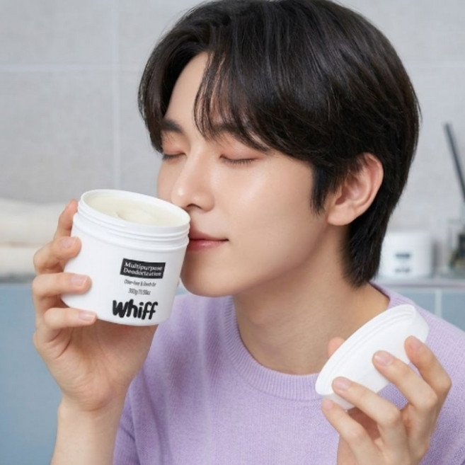 위프 탈취제 WHIFF고체 화장실 담배 새집증후군 홀애비 소변기총강력 파인스틸향, 300g, 4개