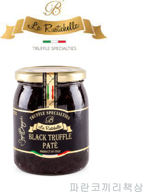 La Rustichella 라 루스티켈라 블랙 트러플 파테 500g, 1개