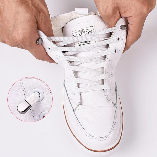 카미노아이 버클 매듭없는 신발끈 탄성 고무줄 늘어나는 운동화 신발끈